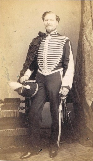 Colonel Cadic chef de corps 2e Hussards 1862-1868
