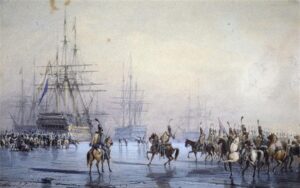 Prise de la flotte hollandaise en 1785