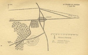 Croquis de la charge de Stockem issu de Ceux de Chamborant - CHARGEZ
