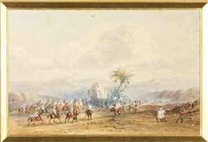 Bataille de Sidi-Brahim par Gaspard Gobaut (1814-1882) Musée Condé - Chantilly