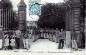 2e Régiment de Hussards à Senlis, l'entrée du quartier Ordener