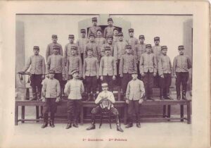2e Peloton du 1e escadron du 2e Régiment de Hussards à Senlis 1904
