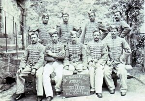 2e Régiment de Hussards à Senlis, les selliers, classes 1903 - 1904 et 1905