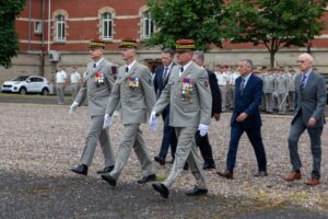 Arrivée des autorités et anciens mestres de camp
